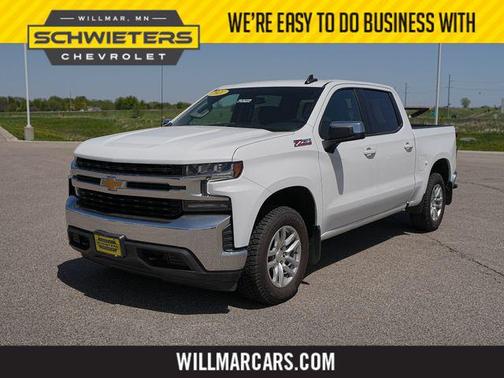 Summit White 2021 Chevrolet Silverado 1500 LT