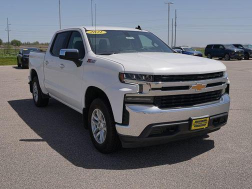 Summit White 2021 Chevrolet Silverado 1500 LT