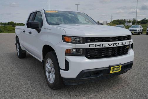 Summit White 2020 Chevrolet Silverado 1500 Custom