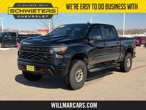 Black 2025 Chevrolet Silverado 1500 Custom Trail Boss
