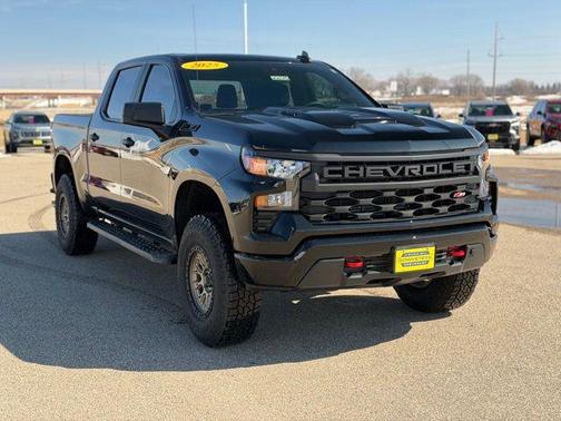 Black 2025 Chevrolet Silverado 1500 Custom Trail Boss