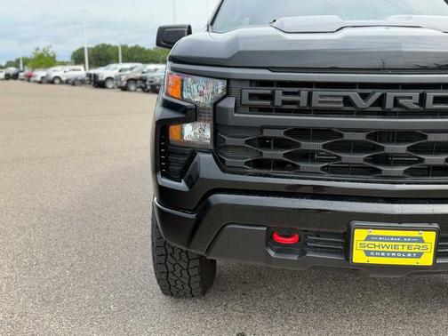 Black 2025 Chevrolet Silverado 1500 Custom Trail Boss