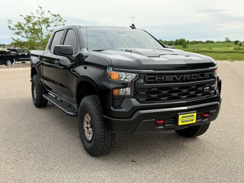 Black 2025 Chevrolet Silverado 1500 Custom Trail Boss