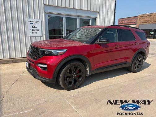 Rapid Red Metallic Tinted Clearcoat 2021 Ford Explorer ST