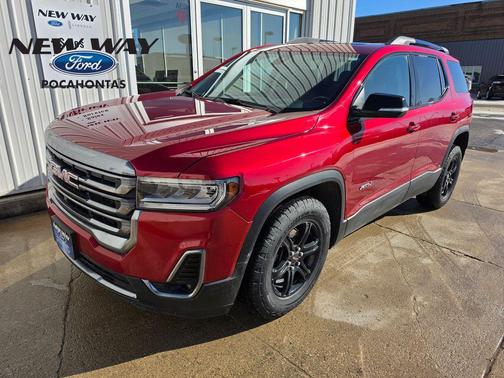 Volcanic Red Tintcoat 2023 GMC Acadia AWD AT4
