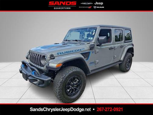 Sting Gray Clearcoat 2023 Jeep Wrangler 4xe Rubicon