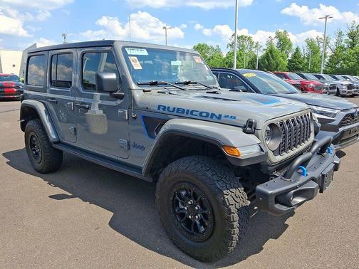 Sting Gray Clearcoat 2023 Jeep Wrangler 4xe Rubicon