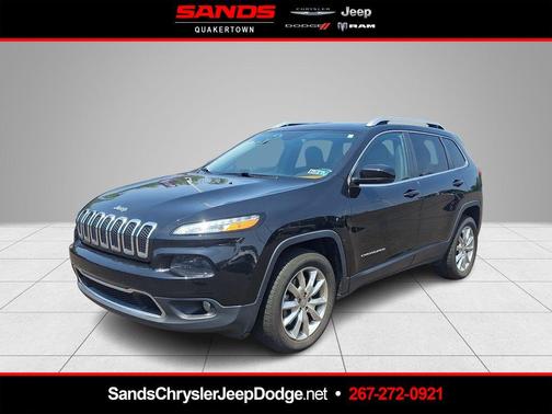 Brilliant Black Crystal Pearlcoat 2016 Jeep Cherokee Limited