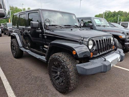 Black Clearcoat 2012 Jeep Wrangler Unlimited Sahara