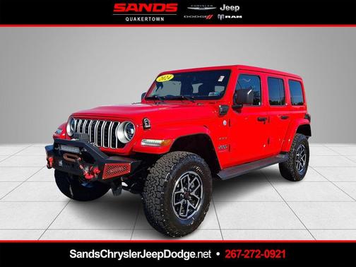 Firecracker Red Clearcoat 2024 Jeep Wrangler 4xe Sahara
