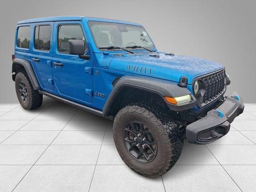 Hydro Blue Pearl 2024 Jeep Wrangler 4xe Sport