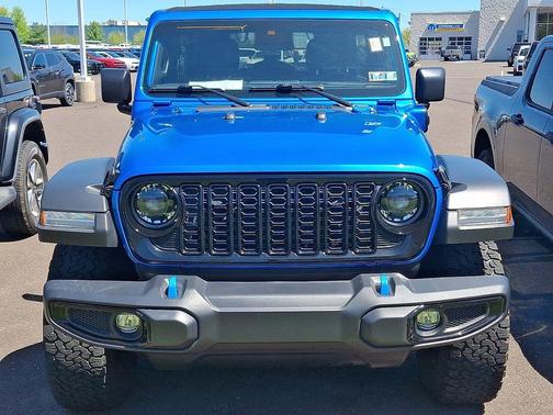 Hydro Blue Pearl 2024 Jeep Wrangler 4xe Sport