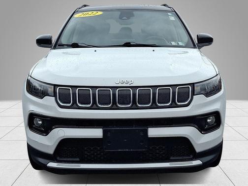 Bright White Clearcoat 2022 Jeep Compass Limited