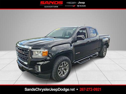 Onyx Black 2021 GMC Canyon AT4 w/Leather