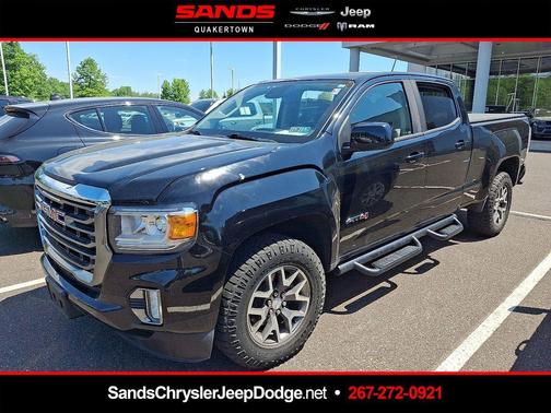 Onyx Black 2021 GMC Canyon AT4 w/Leather
