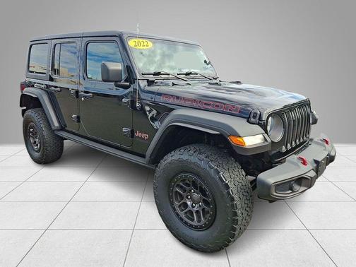 Black Clearcoat 2022 Jeep Wrangler Unlimited Rubicon