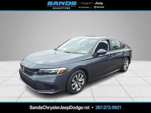 Sonic Gray Pearl 2024 Honda Civic LX