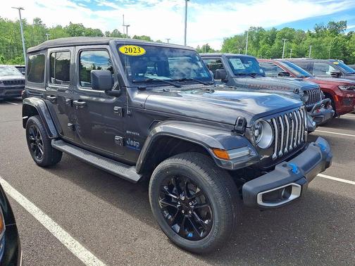 Granite Crystal Clearcoat Metallic 2023 Jeep Wrangler 4xe Sahara