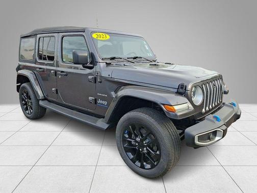 Granite Crystal Clearcoat Metallic 2023 Jeep Wrangler 4xe Sahara