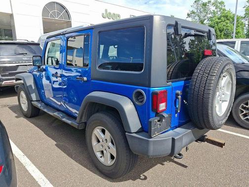 Hydro Blue Pearl 2016 Jeep Wrangler Unlimited Sport