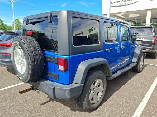 Hydro Blue Pearl 2016 Jeep Wrangler Unlimited Sport