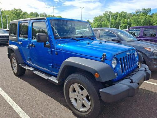 Hydro Blue Pearl 2016 Jeep Wrangler Unlimited Sport