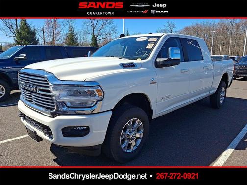 Pearl White 2024 RAM 3500 Laramie