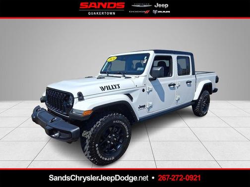 Bright White Clearcoat 2024 Jeep Gladiator Sport