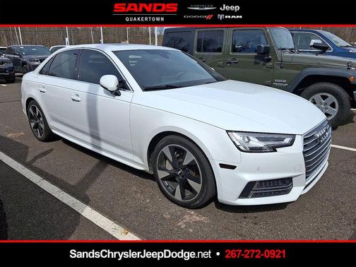 Glacier White Metallic 2017 Audi A4 2.0T Premium Plus