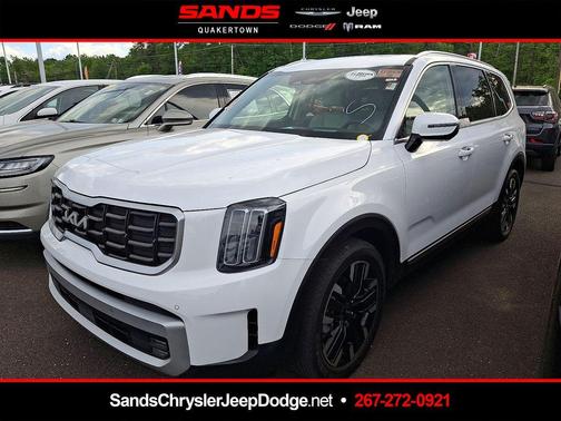 Glacial White Pearl 2024 Kia Telluride SX-Prestige