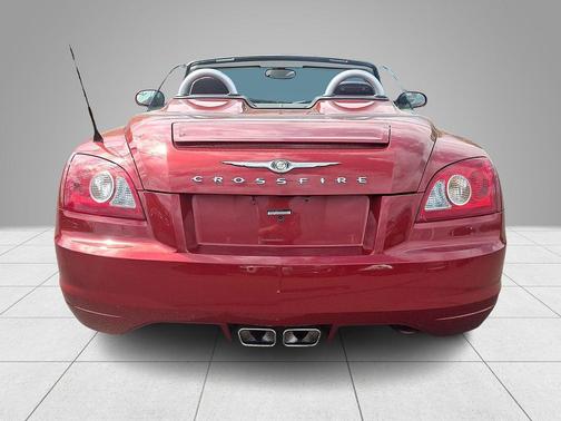 Inferno Red Crystal Pearlcoat / Black Vinyl Top 2008 Chrysler Crossfire Limited