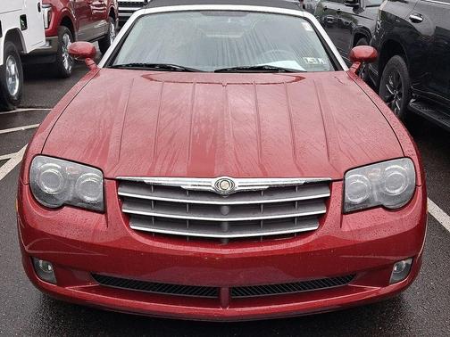 Inferno Red Crystal Pearlcoat / Black Vinyl Top 2008 Chrysler Crossfire Limited