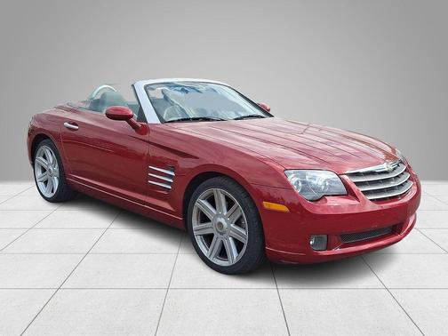 Inferno Red Crystal Pearlcoat / Black Vinyl Top 2008 Chrysler Crossfire Limited