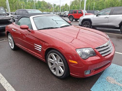 Inferno Red Crystal Pearlcoat / Black Vinyl Top 2008 Chrysler Crossfire Limited