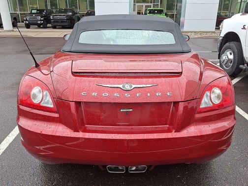 Inferno Red Crystal Pearlcoat / Black Vinyl Top 2008 Chrysler Crossfire Limited