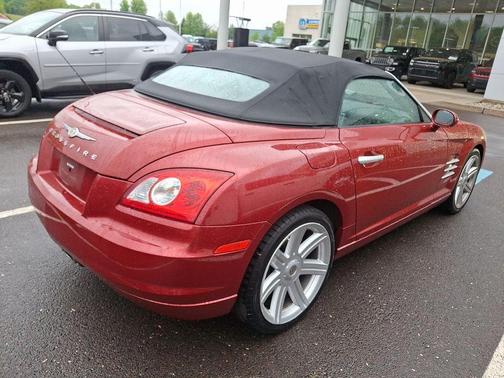 Inferno Red Crystal Pearlcoat / Black Vinyl Top 2008 Chrysler Crossfire Limited