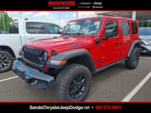 Firecracker Red Clearcoat 2024 Jeep Wrangler 4xe Sport