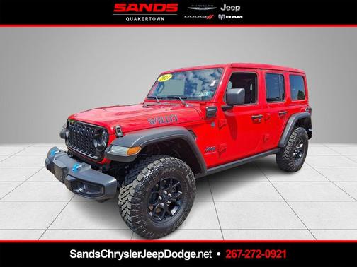 Firecracker Red Clearcoat 2024 Jeep Wrangler 4xe Sport