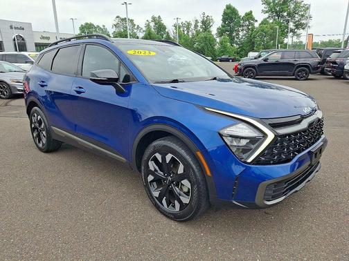 Sapphire Blue 2023 Kia Sportage X-Line