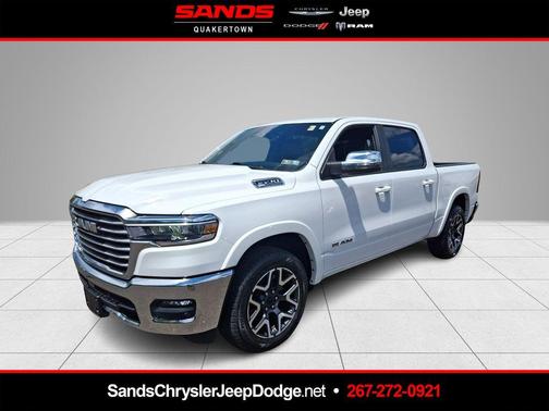 Bright White Clearcoat 2025 RAM 1500 Laramie