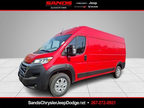Flame Red Clearcoat 2025 RAM ProMaster 2500 High Roof