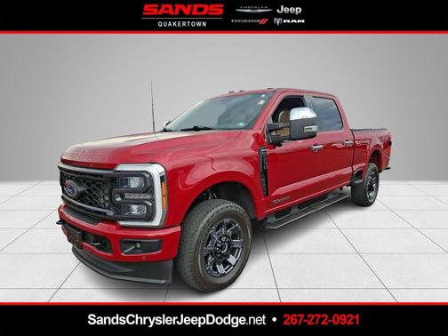 Red Metallic 2023 Ford F-250 Lariat
