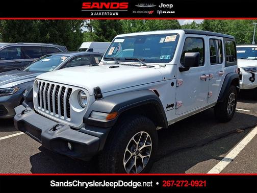 Bright White Clearcoat 2024 Jeep Wrangler Sport