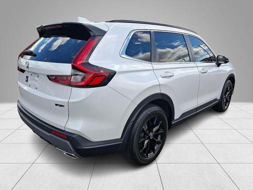 Platinum White Pearl 2025 Honda CR-V Hybrid Sport-L