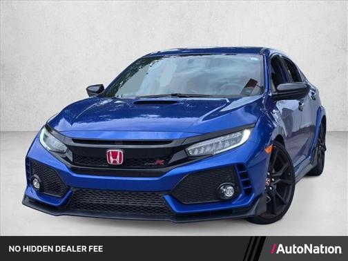 Aegean Blue Metallic 2019 Honda Civic Type R Touring