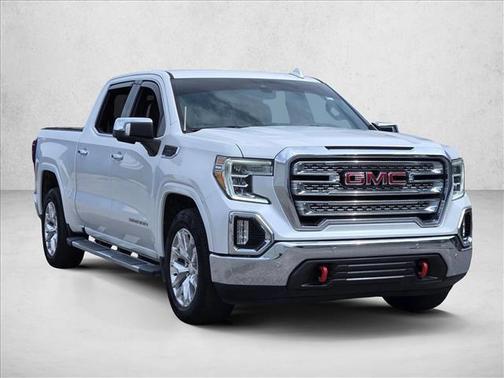 White Frost Tricoat 2021 GMC Sierra 1500 SLT