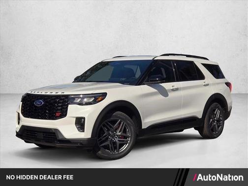 Star White Metallic Tri-Coat 2026 Ford Explorer ST