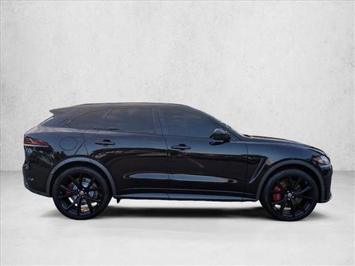 Borealis Black Satin 2020 Jaguar F-PACE SVR P550 AWD Automatic