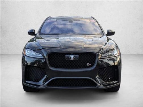 Borealis Black Satin 2020 Jaguar F-PACE SVR P550 AWD Automatic