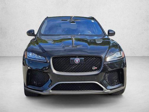 Borealis Black Satin 2020 Jaguar F-PACE SVR P550 AWD Automatic